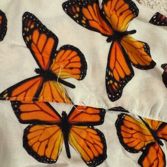 Petals & Peacocks Button Up Butterfly Shirt - Picture 4 of 4